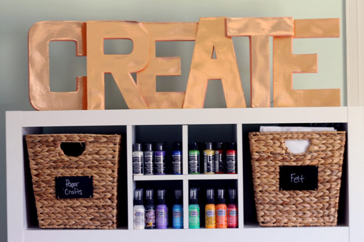 Metallic Paper Crafts - DIY Letters - Angie Holden The Country Chic Cottage