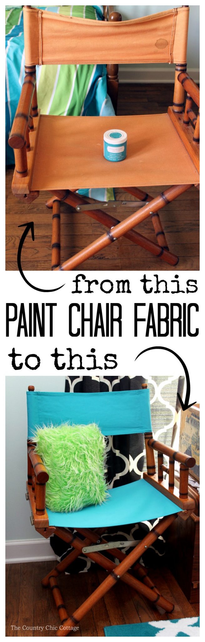 How to Paint Chair Fabric - grab your paint and change the appearance of upholstery! 