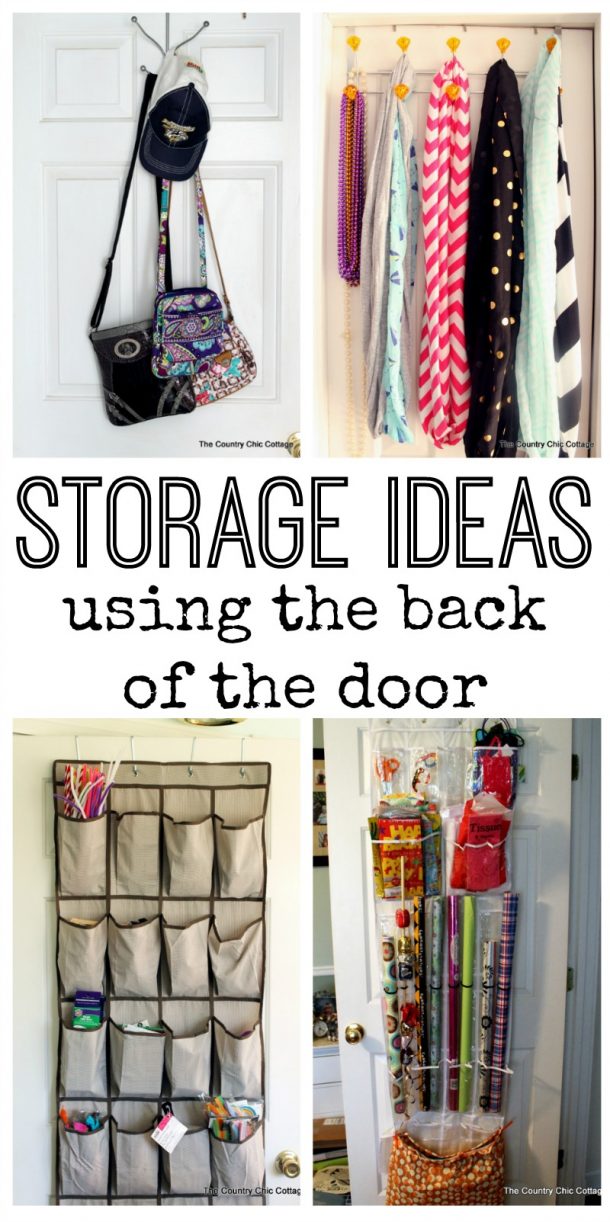 Storage Ideas Using the Back of the Door Angie Holden The Country