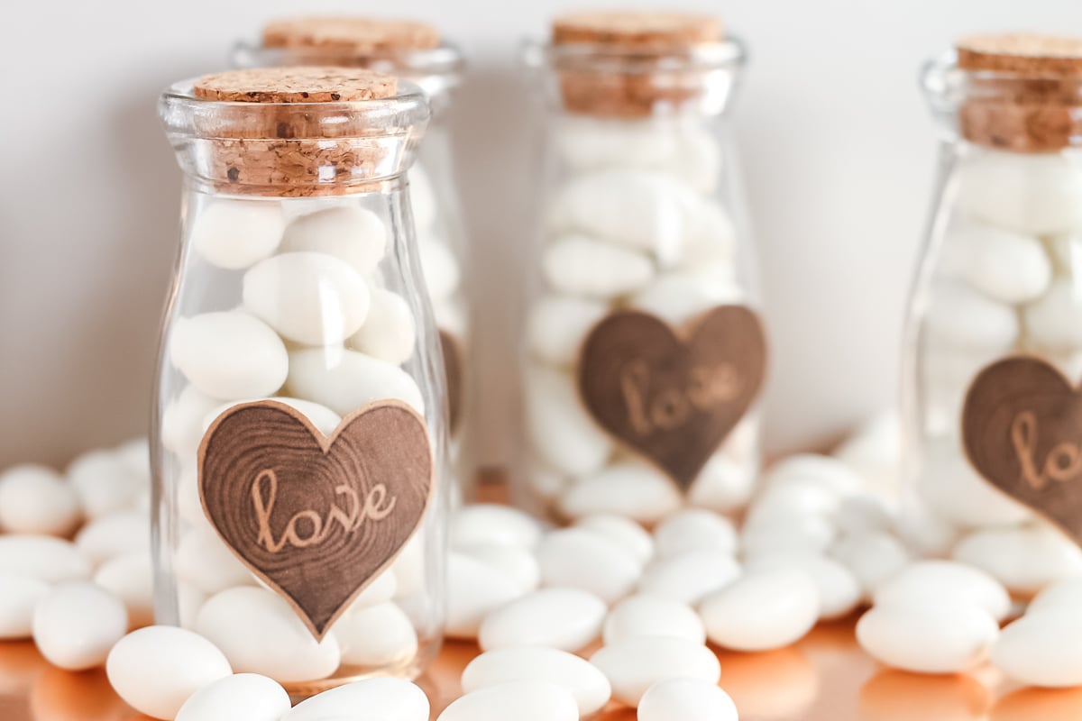 how to make wedding favors with a cricut machine