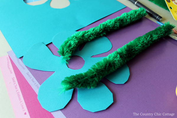 crafting the flowers for the eos lip balm flower gift