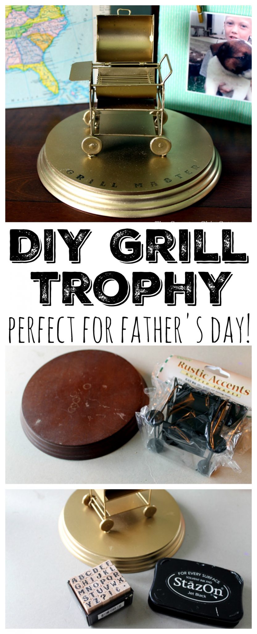 pinterest graphic for father's day grill