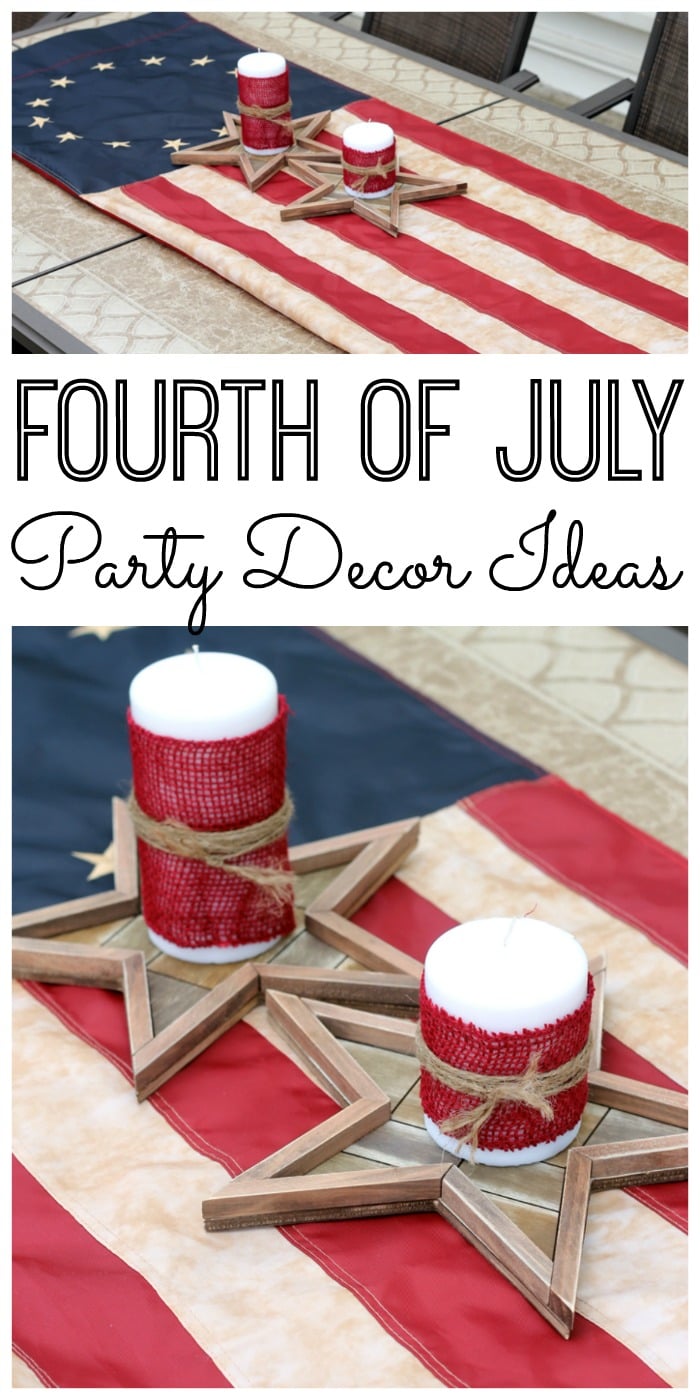 Fourth of July Party Decor - The Country Chic Cottage