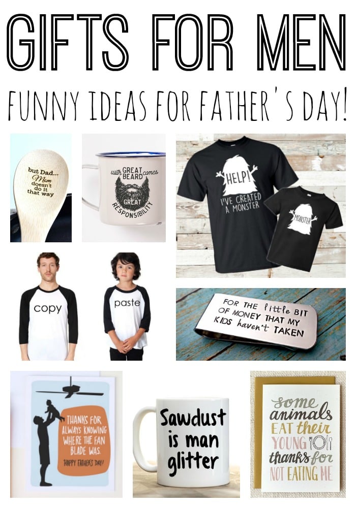 Gifts for men - funny ideas for Father's Day that Dad will love!