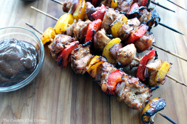 Make this sweet honey chicken kabobs recipe for your family this summer! A great twist on a classic for the grill!