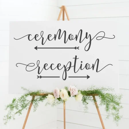 Free Wedding Sign SVG Files by Hey Let's Make Stuff