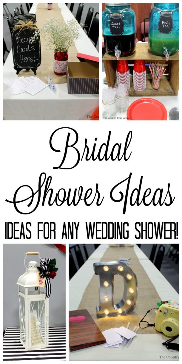 country chic bridal shower