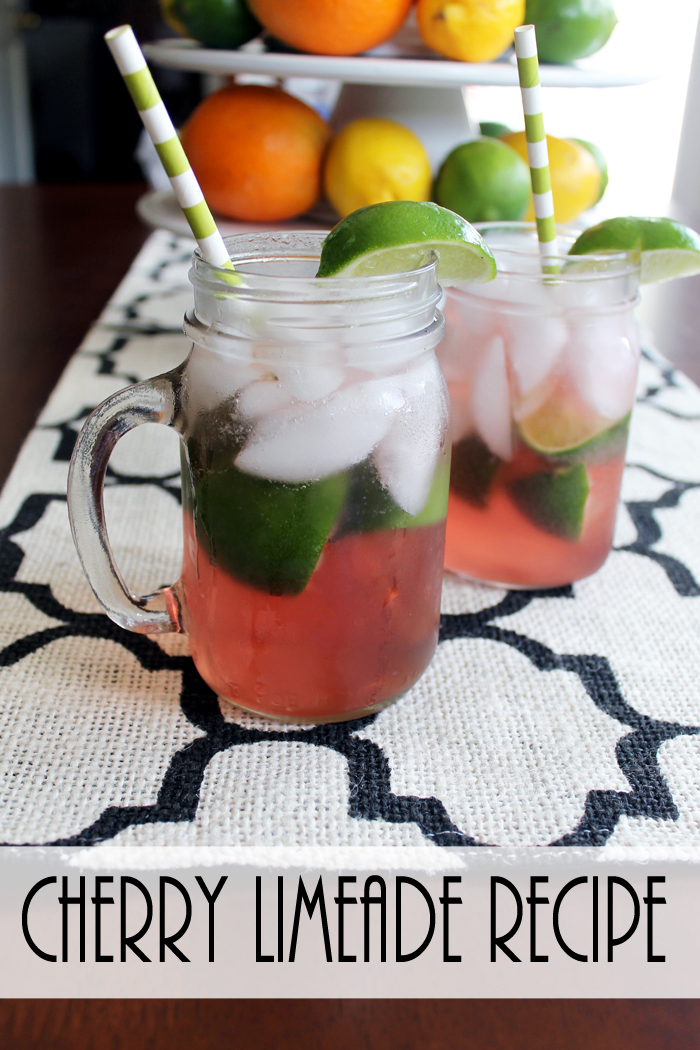 Cherry Limeade Recipe The Country Chic Cottage