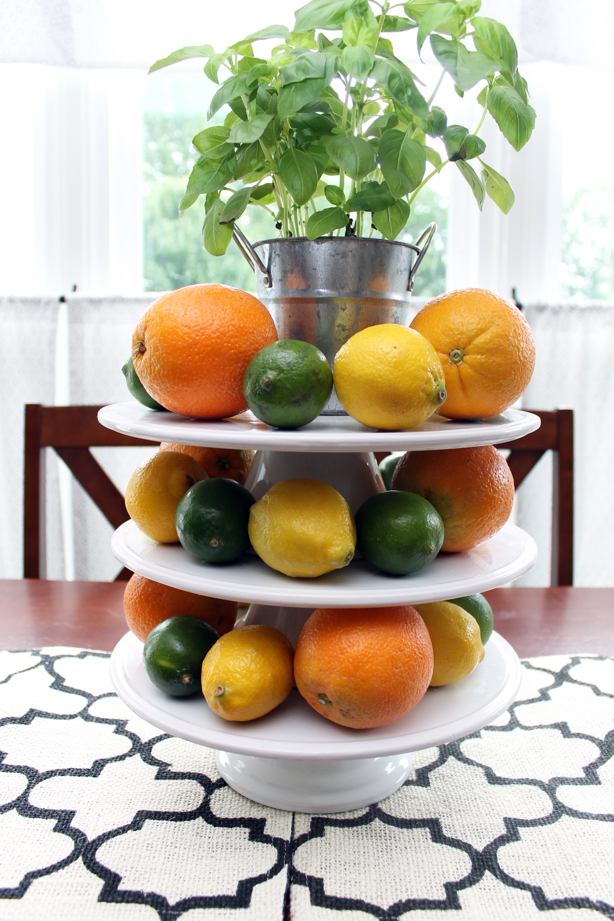 citrus fruit centerpiece
