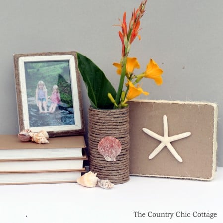 Love these nautical decor ideas for using rope to make your own summer home decorations!
