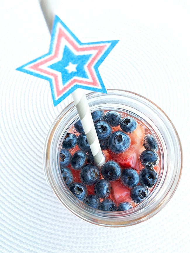 Cute patriotic straws you can make yourself