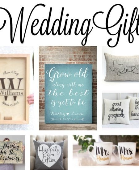Great wedding gift ideas for the bride and groom! Perfect for bridal showers as well!