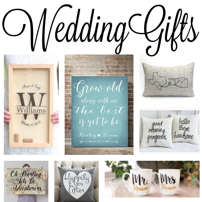 great wedding gift ideas for the bride and groom perfect for bridal showers as well - Wedding Gift Ideas