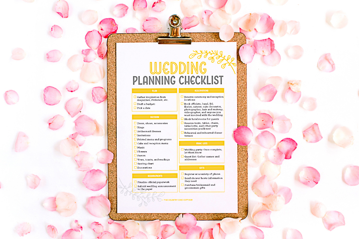 wedding planning checklist