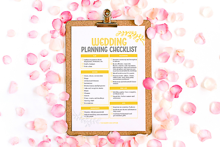 wedding planning checklist