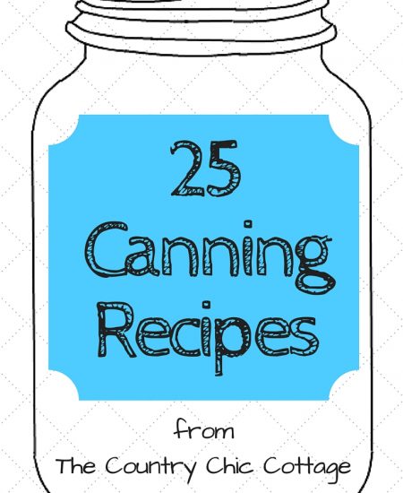 25 Canning Recipes that are perfect for summer produce!