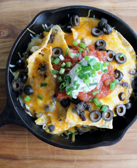 Make this campfire nachos recipe around your fire for a quick and easy meal idea when camping!