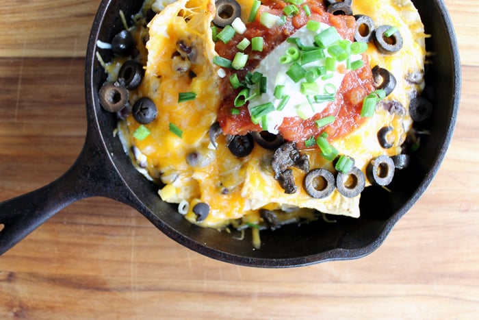 This campfire nachos recipe is perfect for a night around the fire!