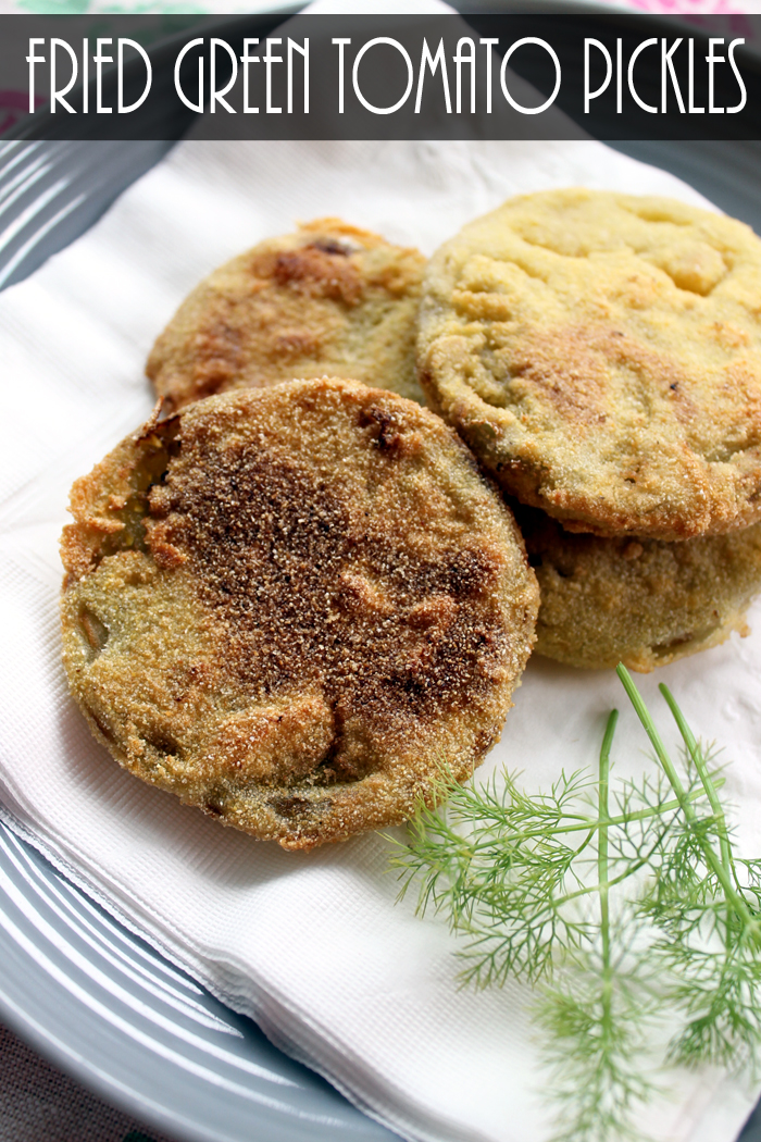 These fried green tomato pickles are sure to knock your socks off! The perfect combination for a snack or appetizer!