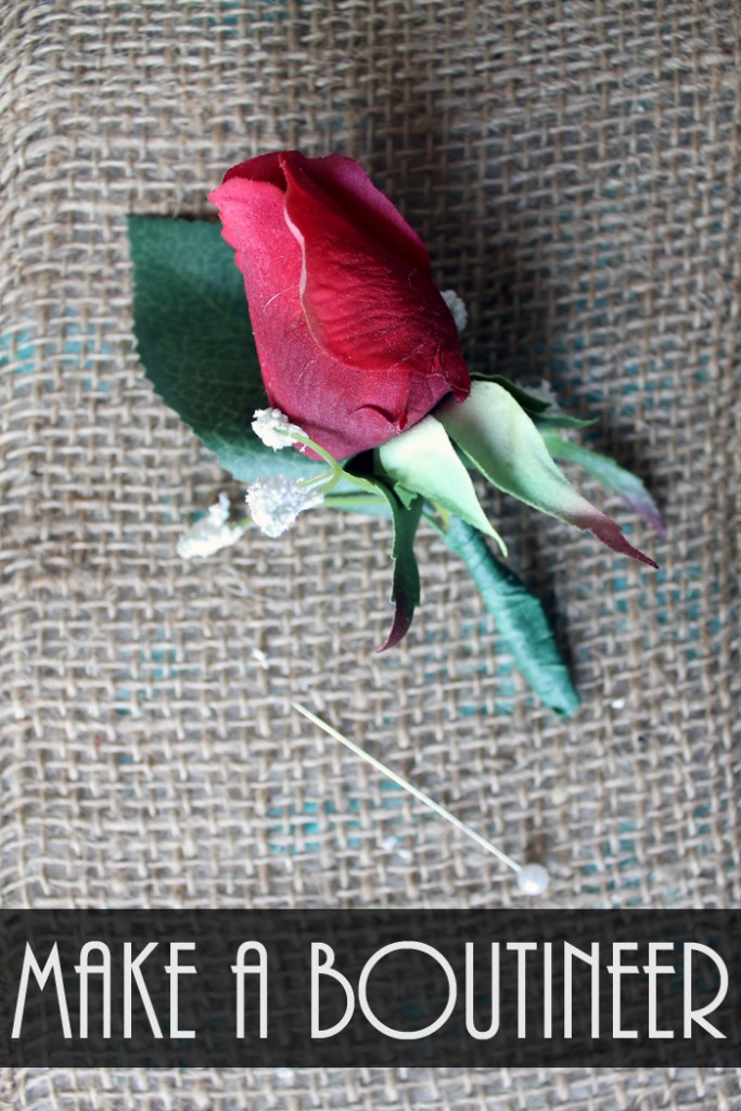Details on how to make a boutonniere for weddings or any event!