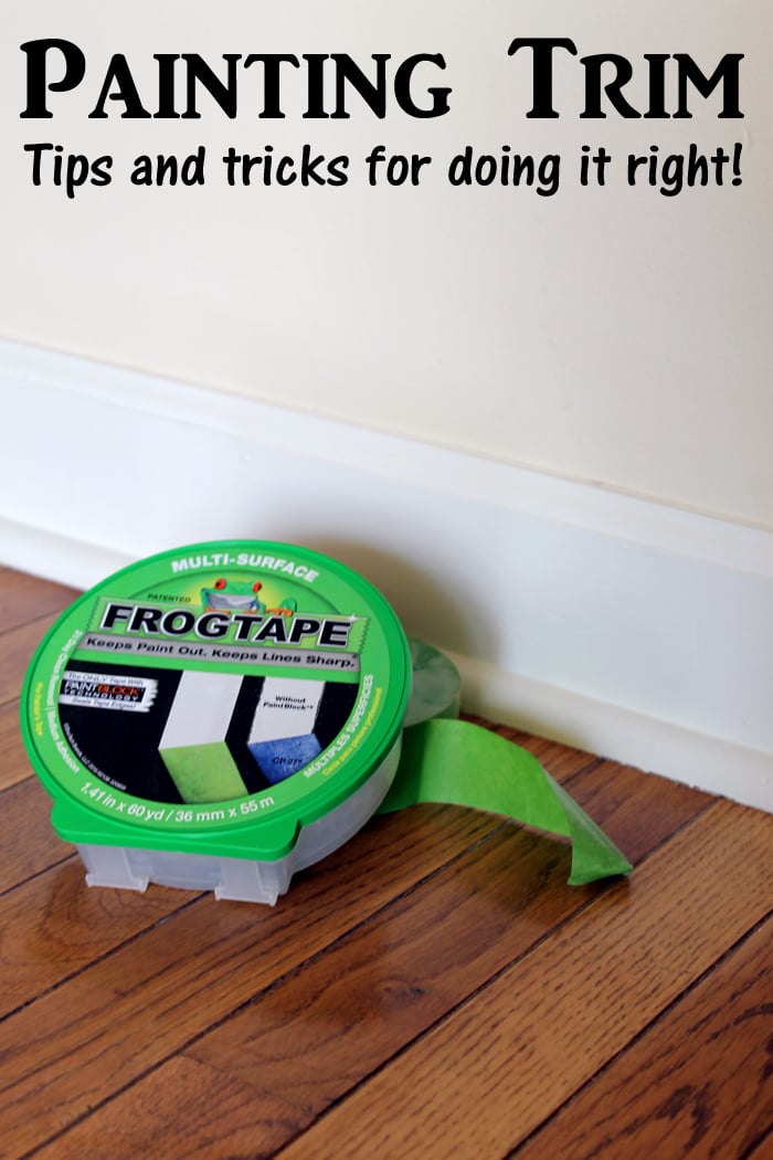 Painting trim and baseboards the right way! Tips and tricks for successful painting in your home!