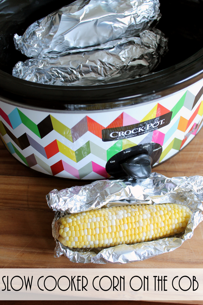 Slow cooker corn on the cob - the easiest and best way to make corn on the cob this summer!