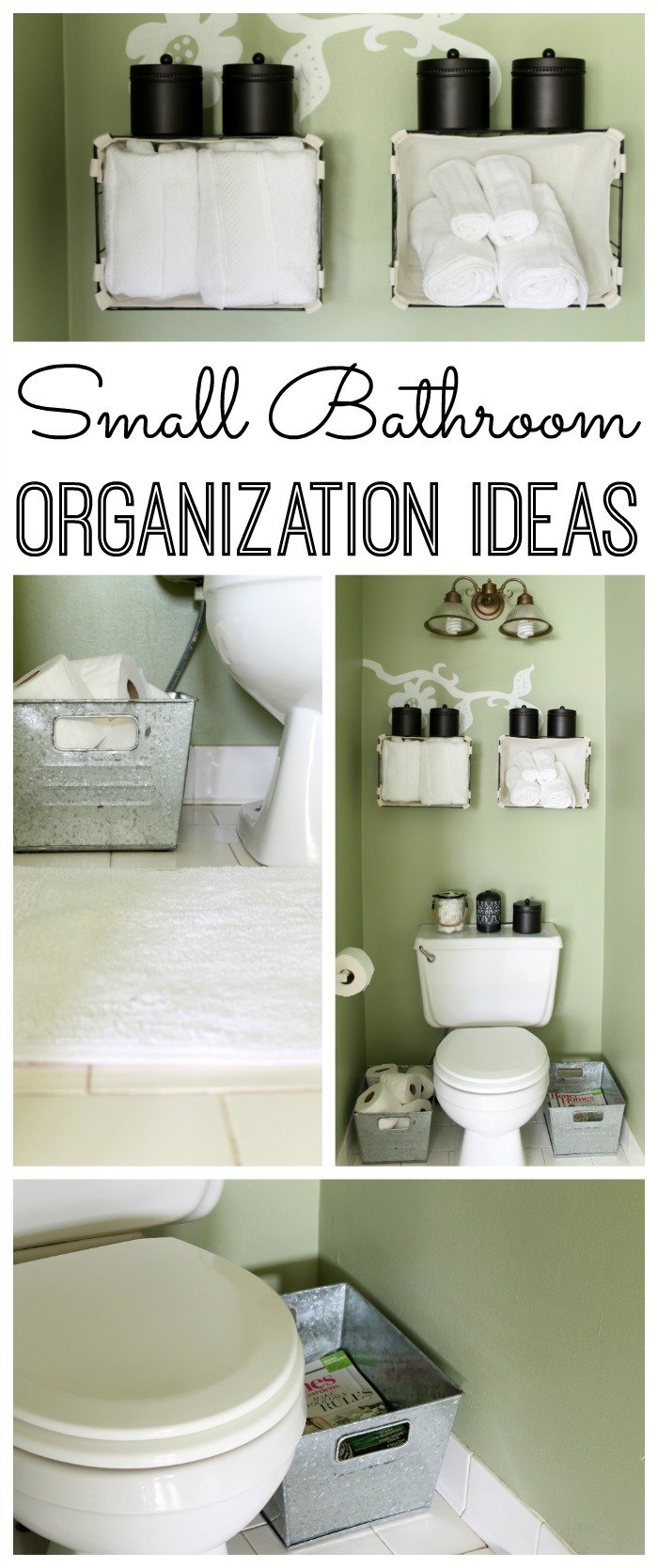 Small Bathroom Organization Ideas The Country Chic Cottage