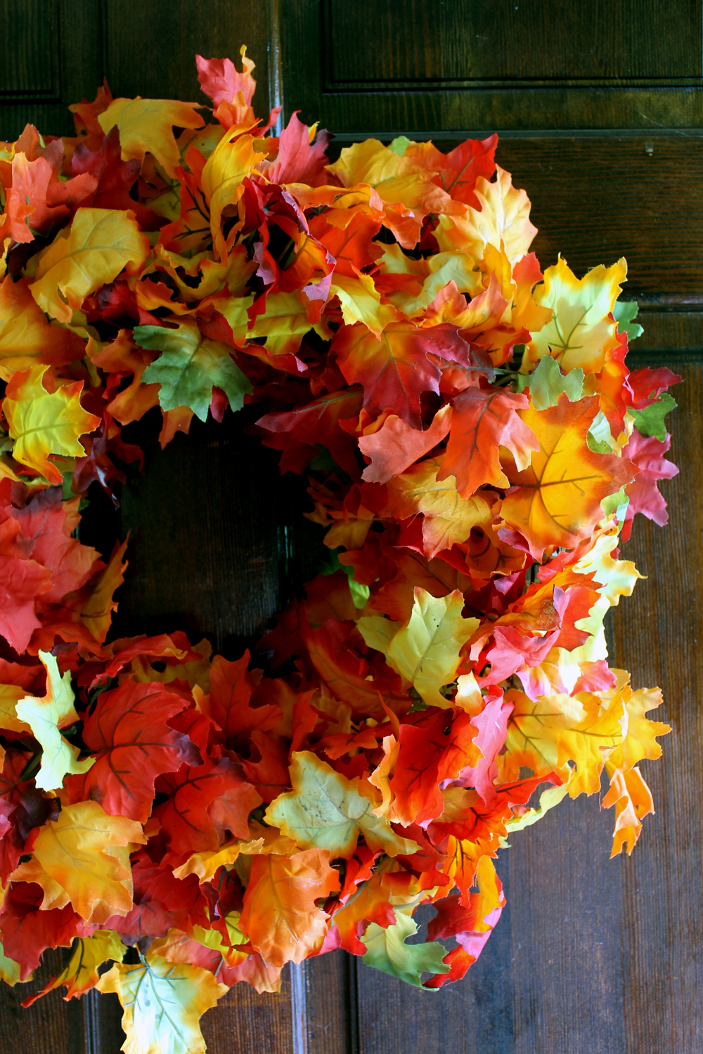fall leaf wreath