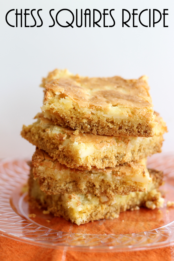 Make this chess squares recipe for your family! A delicious dessert that everyone will love!