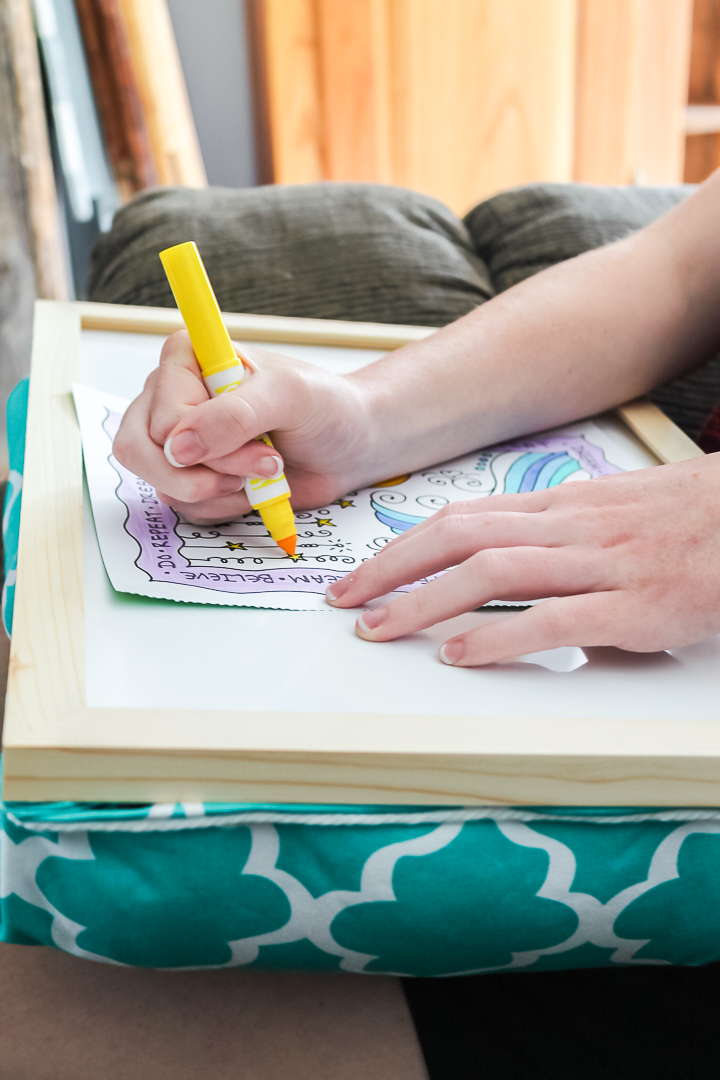 dry erase board lap desk