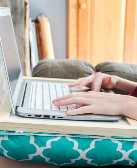 homemade lap desk