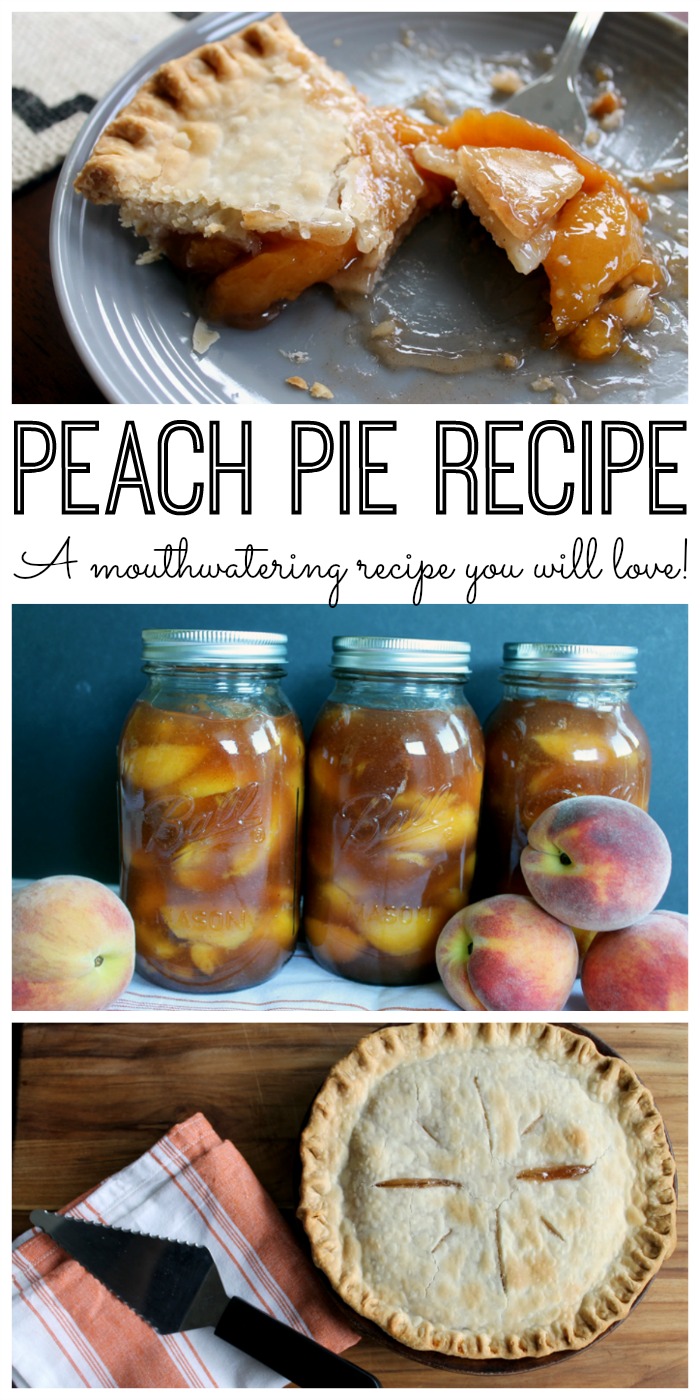 Make this mouthwatering peach pie recipe for your family! Plus learn how to can peach pie filling! 