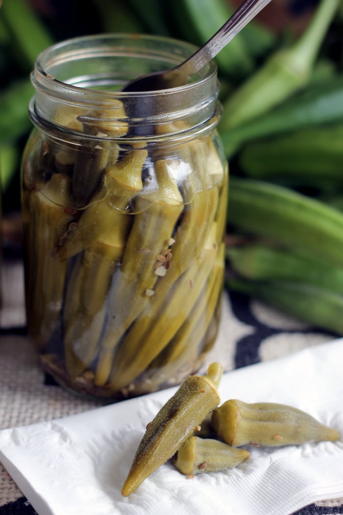 Make this pickled okra recipe with your fresh garden produce. Your entire family will love it!