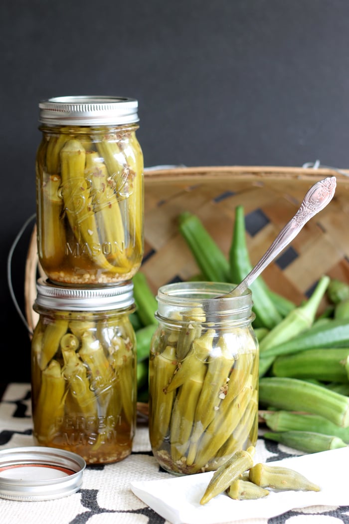 This pickled okra recipe is perfect for summertime