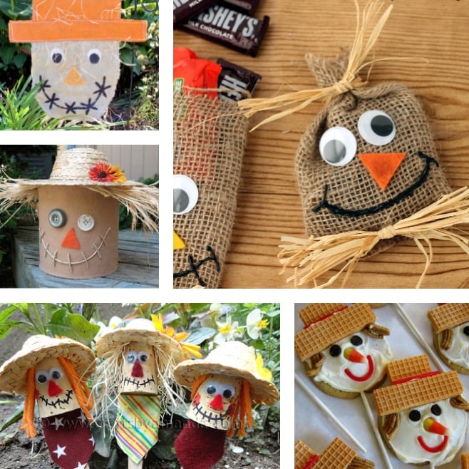 Popsicle Stick Scarecrow Craft for Kids