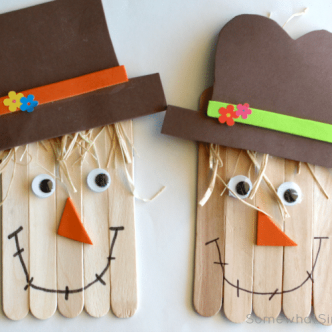 craft stick scarecrow