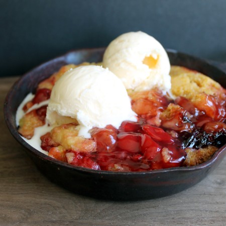 Crockpot cherry dump cake recipe in a slow cooker!