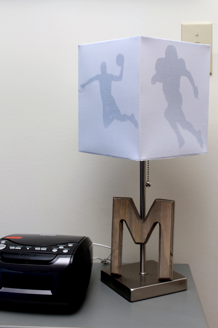 DIY sports lamp - turn any lamp into something special in minutes!