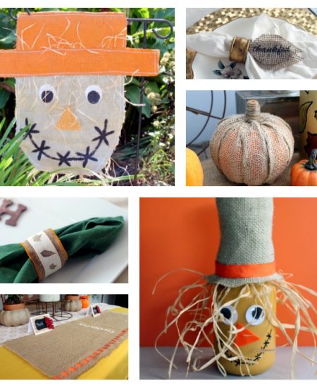 20 Fall Burlap Craft Ideas that you will love this autumn!