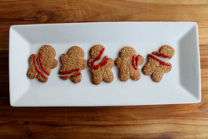 Halloween cookies in minutes! Make our gingerbread massacre with store bought cookies!