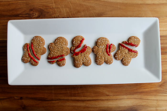 Halloween cookies in minutes! Make our gingerbread massacre with store bought cookies!