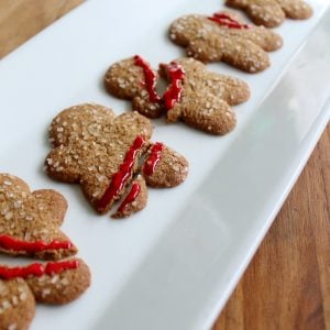 Halloween cookies in minutes! Make our gingerbread massacre with store bought cookies!