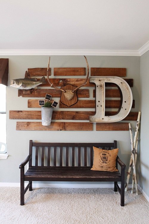 Man Cave Inspiration - see inspiration for a hunting cabin in the woods!