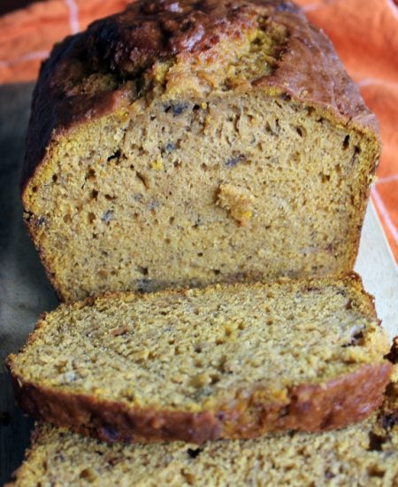This pumpkin banana bread recipe is perfect for fall!