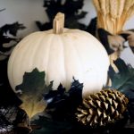 See how using sticks and leaves for Halloween decor can be an affordable (and scary) alternative!