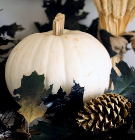 See how using sticks and leaves for Halloween decor can be an affordable (and scary) alternative!