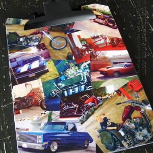 Mod Podge Photo Collage Clipboard for Him by Crafts by Amanda