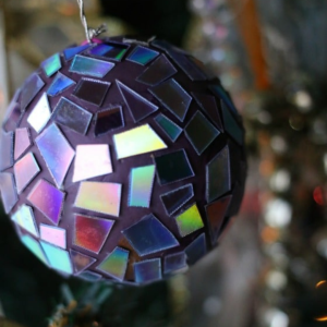 Mosaic DVD Ornaments by Happy Hooligans