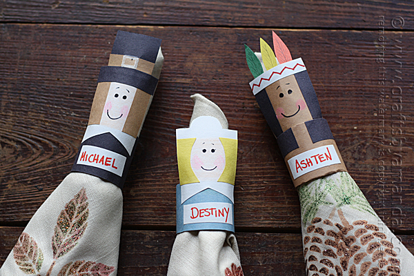 thanksgiving napkin rings for kids