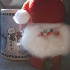 Toilet Roll Santa Ornament by Happy Hooligans